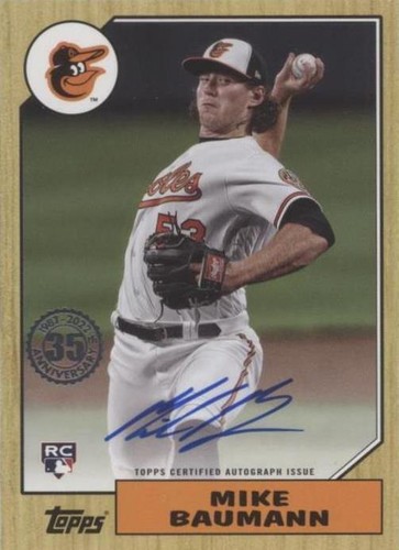 2022 Topps Update Series - Mike Baumann #87BA-MB