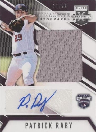 2017 Panini Elite Extra Edition - Patrick Raby #USCS-PR