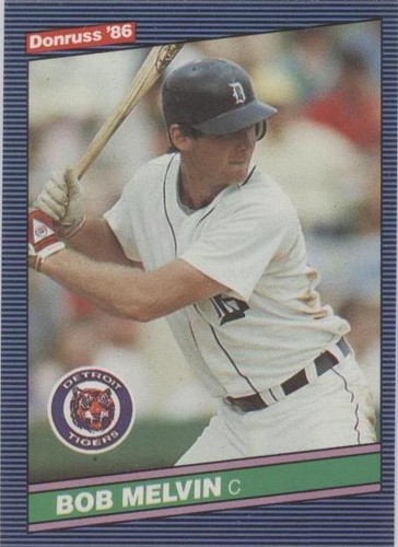 1986 Donruss - Bob Melvin #456