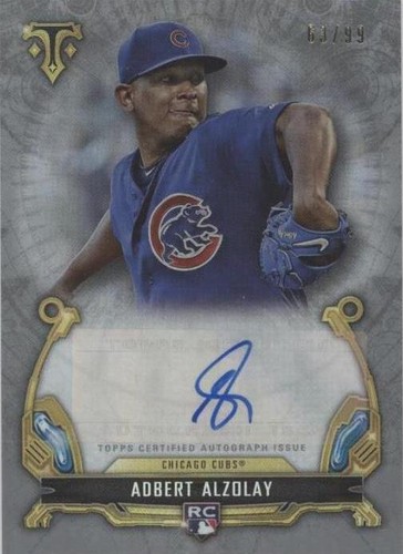 2020 Topps Triple Threads - Adbert Alzolay #RAC-AA