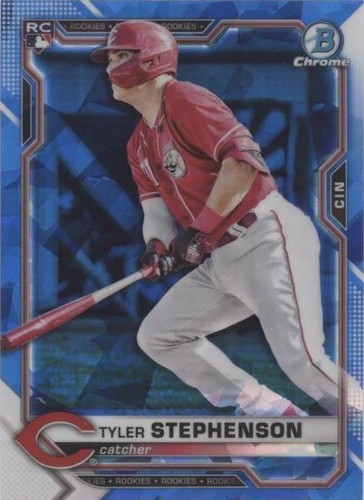 2021 Bowman Chrome Sapphire Edition - Tyler Stephenson #87