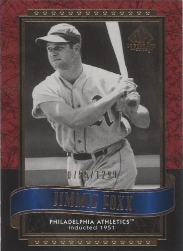 2003 SP Legendary Cuts - Jimmie Foxx #59