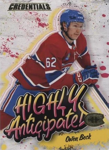 2023-24 Upper Deck Credentials - Owen Beck #HA-40