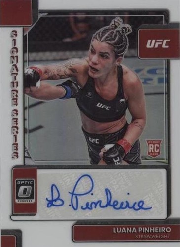 UFC　ルアナ・ピニェーロ　ルーキーカード　5シリ　psa8 2023 Optic UFC Blue /99 Rated Rookie LUANA PINHEIRO No. 119