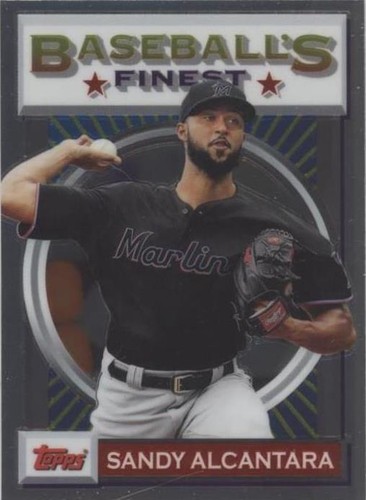 2020 Topps Finest Flashbacks - Sandy Alcantara #60