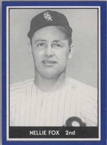 1958 Topps #400 Nellie Fox VG-VGEX CREASE MARKED Chicago