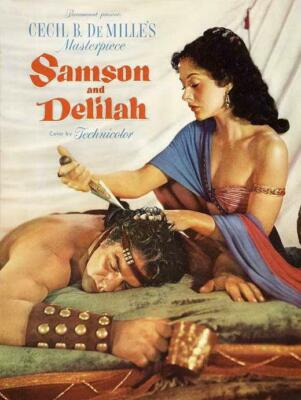 SAMSON AND DELILAH Movie POSTER 11 x 17 Victor Mature, Hedy Lamarr, C