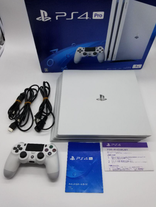 SONY PS4 PlayStation 4 Pro Glacier White 1TB CUH-7000BB02 Excellent Fedex Fast SONY PS4 PlayStation 4 Pro Glacier White 1TB CUH-7000BB02 Excellent Fedex Fast