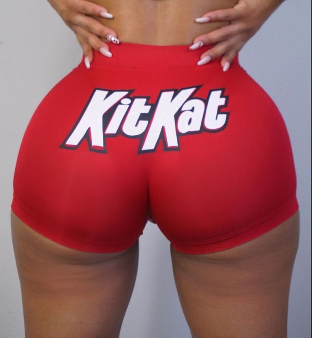 New Snack Shorts Booty Shorts Hot Pants Biker Shorts Yoga S-3XL USA