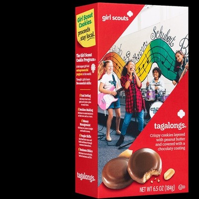 New Girl Scout Cookies 2024 - Tagalongs - Little Brownie Bakers - PB Patties 
