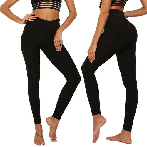 Women's Tik Tok Yoga Pants Anti-Cellulite Push Up Ruched High Waist Leggings Gym
