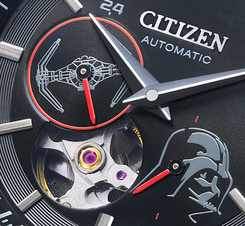 Pre-owned Citizen Collection Np1015-66e  Collection Mechanical Darth Vader Limited