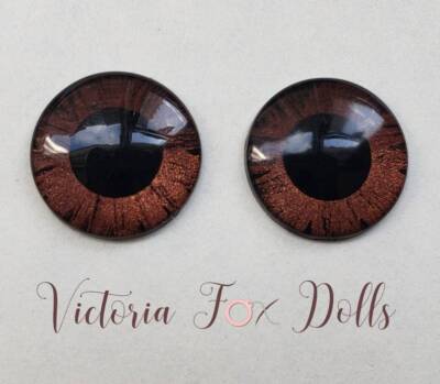 Blythe Doll Eyechips Brown Furby Eye Chips 14mm for Custom Furby Custom Blythe