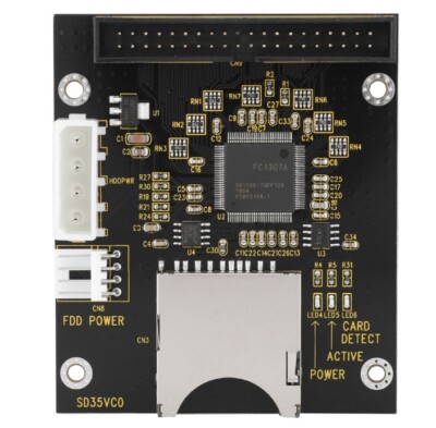 New SD SDHC Memory Card to 40 Pin IDE Hard Disk Drive Adapter Converter