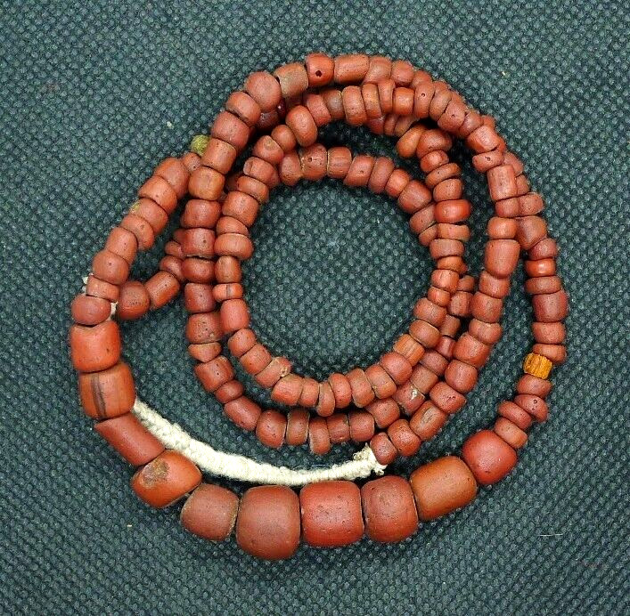 11mm Perles Verre Ancien Fouille Ancient Excavated Glass Beads No Roman Islamic