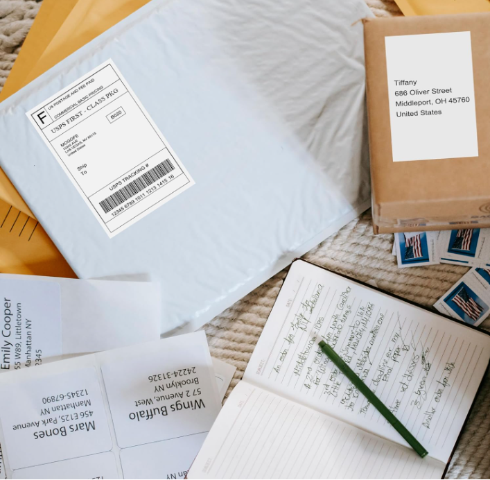 500 4x6 Fanfold Direct Thermal Direct Shipping Labels for Zebra & Rollo Printers