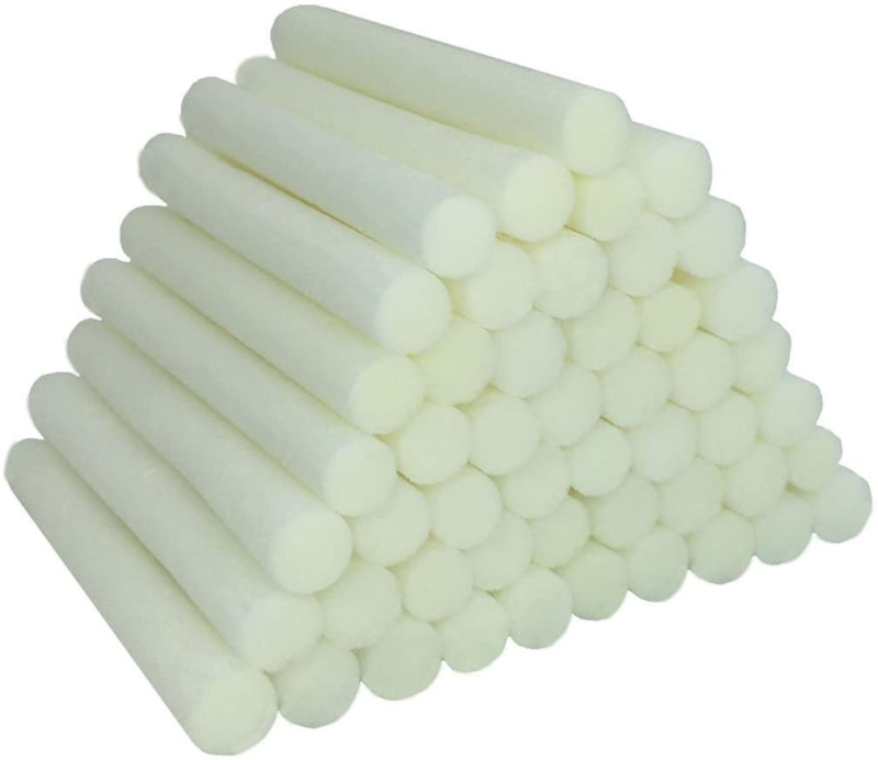 50-Pack Car Diffuser Sponges Refill Sticks Filter Wick s, Absorbent sponge stick