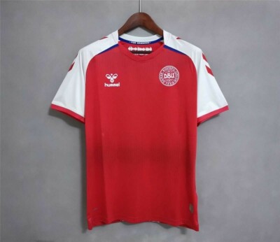 DANIMARCA HOME ERIKSEN/KJAER EURO2020 T-SHIRT ( NOME/NUMERO + PATCH GRATIS )