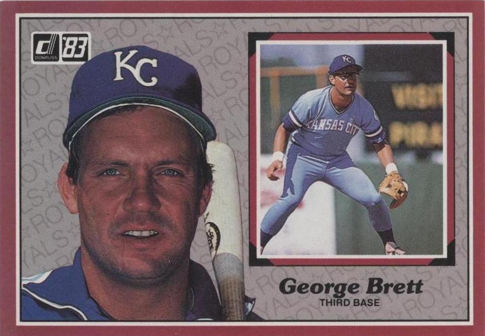 1983 年 Donruss Action All Stars - George Brett #42