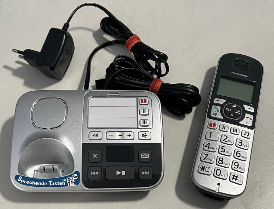 Seniorentelefon DECT mit Große | eBay Top KX-TGE-520G Panasonic Notruftaste Tasten