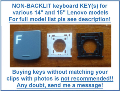DR1 Keyboard KEYs for different Lenovo Ideapad & Yoga models, see description!!