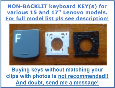DR04 Keyboard KEY for various Lenovo Ideapad/ThinkBook/Yoga models see descript.