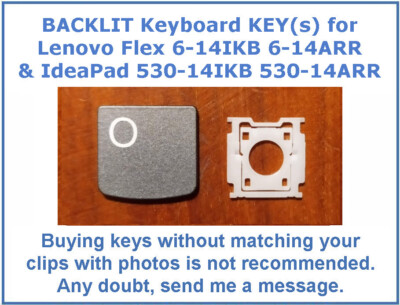 SR01 KEY for keyboard Lenovo FLEX 6-14IKB 14ARR YOGA 530-14IKB 14ARR BACKLIT