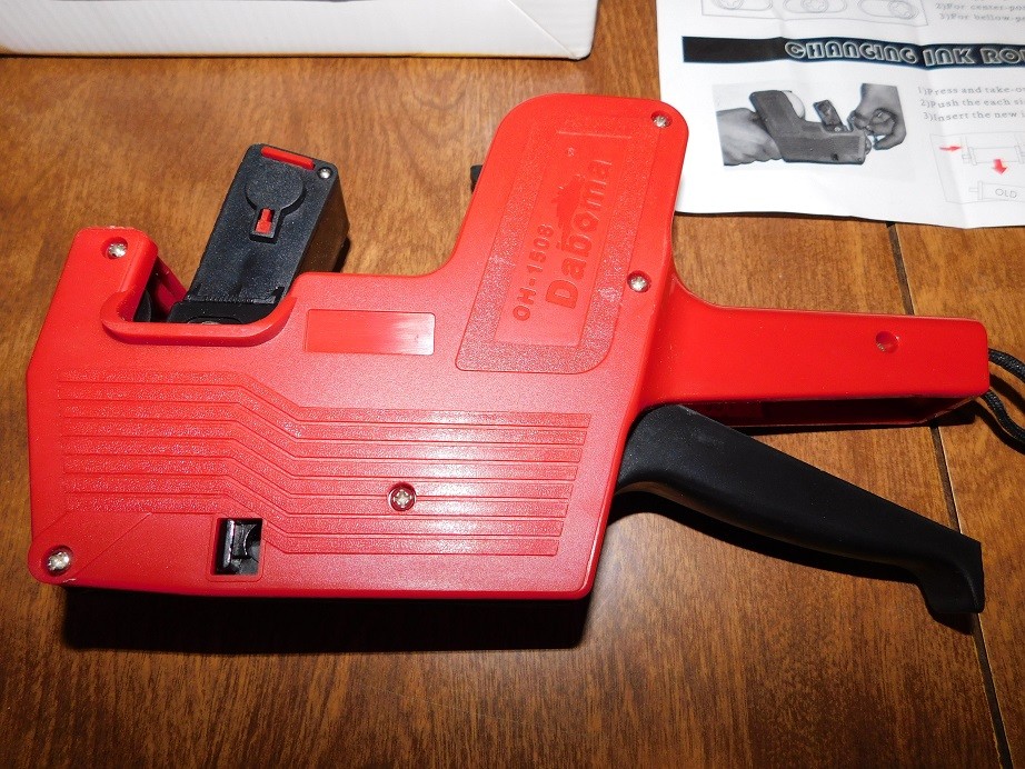 Daboma Price Labeller, OH-1508, Red, VG Condition, Untested