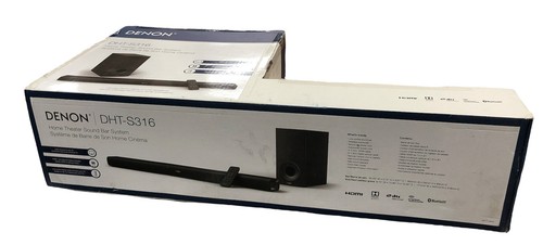 Subwoofer & Wireless | Denon Soundbar Brand DHT-S316 eBay New Set Sealed