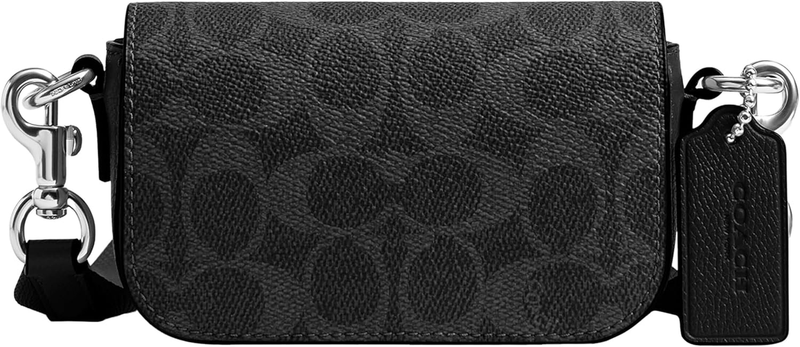 Coach Flap Crossbody Bag in Signature