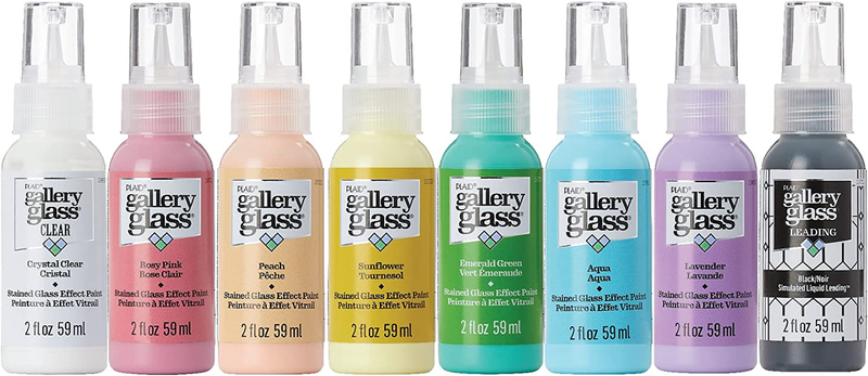 Pastels PROMOGGPLL22 Stained Kit, 8 Piece Glass Paint Set fo