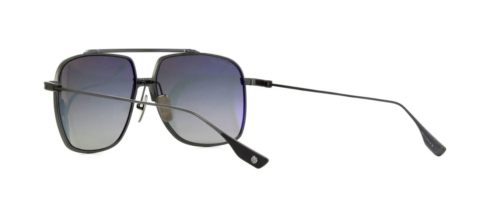 Pre-owned Dita Alkamx Black Iron/dark Grey Polarized (04) Sunglasses In Gray
