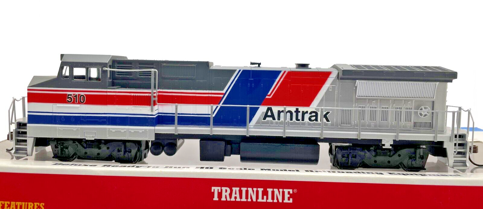 HO WALTHERS TRAINLINE 931-166 GE DASH 8 40BW AMTRAK 510