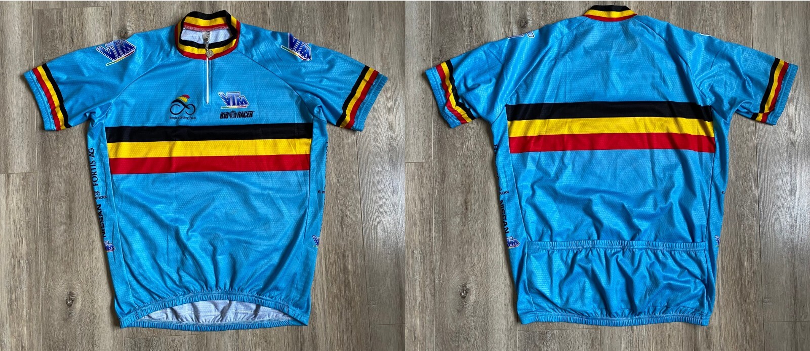 Team Belgian Cycling Shirt Bioracer Cycle Vintage Jersey