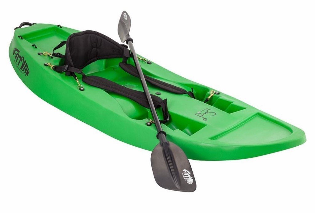 Fatyak SURF Sit On Top Kayak with Optional Extras Green in Hexham
