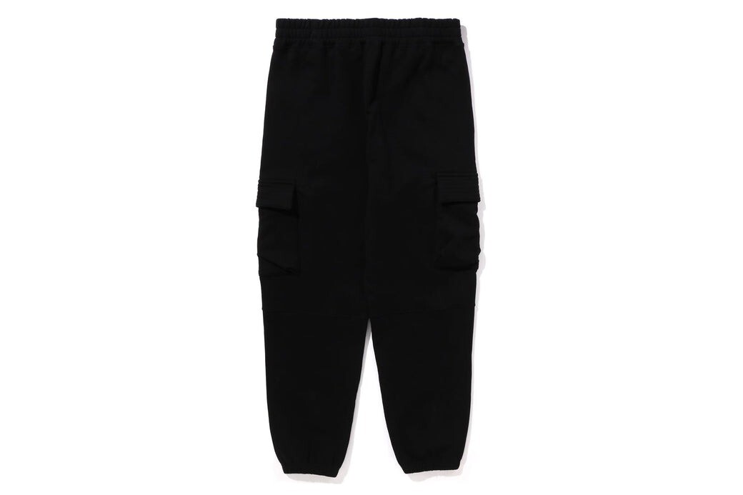 Pre-owned Bape A Bathing Ape Men's A Rising  Military Sweat Pants Relaxed Fit 1j70152009 B In Black