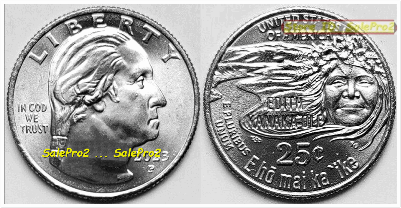 USA 2023 P UNITED STATES QUARTER EDITH KANAKA'OLE DANCER USA 2023 P UNITED STATES QUARTER EDITH KANAKA'OLE DANCER