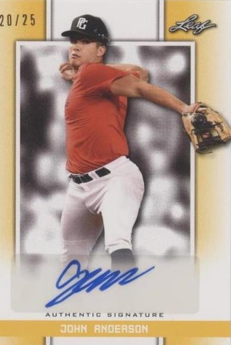 2019 Leaf Perfect Game National Showcase - John Anderson #BA-JA1