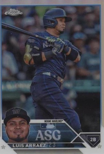 2023 Luis Arraez ASG Refractor Topps Chrome ASGC-27 Marlins