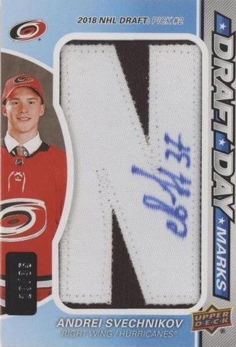2018-19 Upper Deck SP Game Used - Andrei Svechnikov #DDM-AS