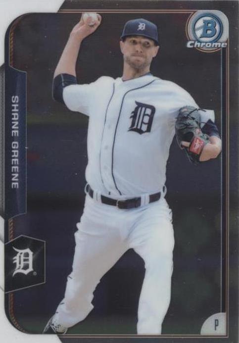 2015 Bowman Chrome - Shane Greene #43