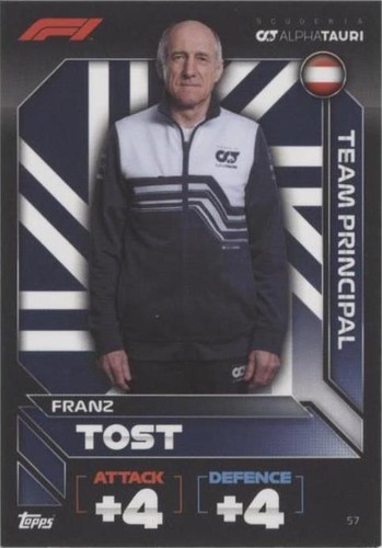 2022 Topps F1 Turbo Attax - Franz Tost #57