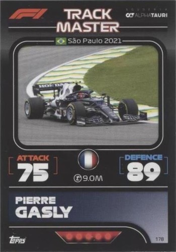 2022 Topps F1 Turbo Attax - Pierre Gasly #178