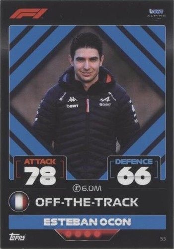 2022 Topps F1 Turbo Attax - Esteban Ocon #53