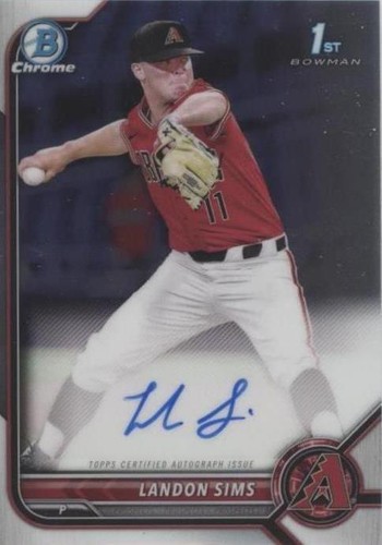 2022 Bowman Draft - Landon Sims #CDA-LSS