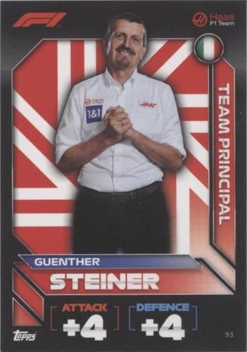 2022 Topps F1 Turbo Attax - Günther Steiner #93