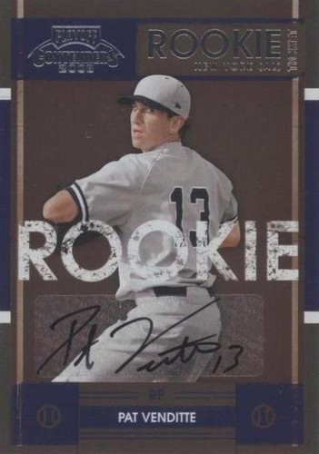 2008 Playoff Contenders - Pat Venditte #96