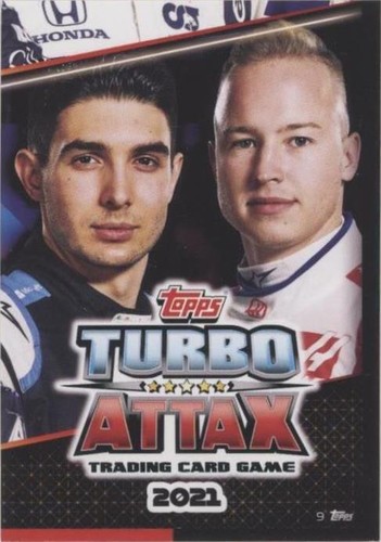 2021 Topps F1 Turbo Attax - Esteban Ocon Nikita Mazepin #9