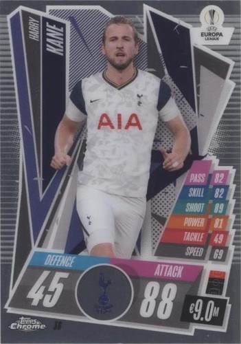 Harry Kane パッチオート　良部分11枚限定 Topps Match Attax UEFA EURO 2024 Harry Kane Ultimate XI Card