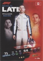 2021 Topps F1 Turbo Attax - Nicholas Latifi #94